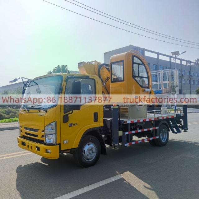 高空作业卡车\01 出口车型\五十铃28米