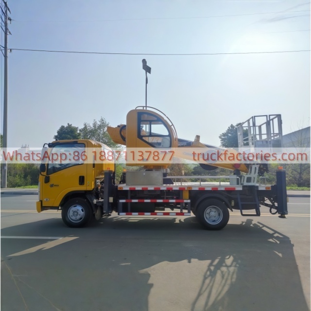 高空作业卡车\01 出口车型\五十铃28米