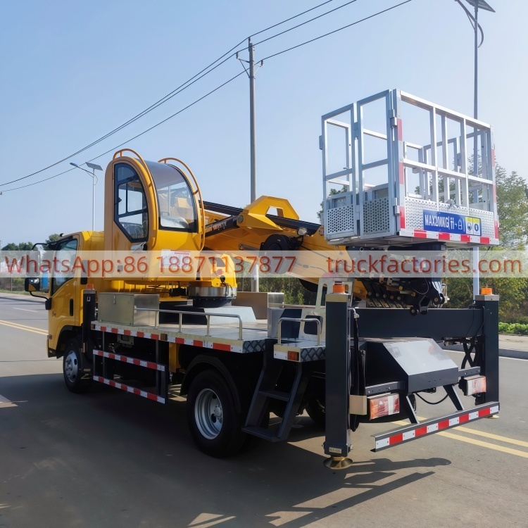 高空作业卡车\01 出口车型\五十铃28米