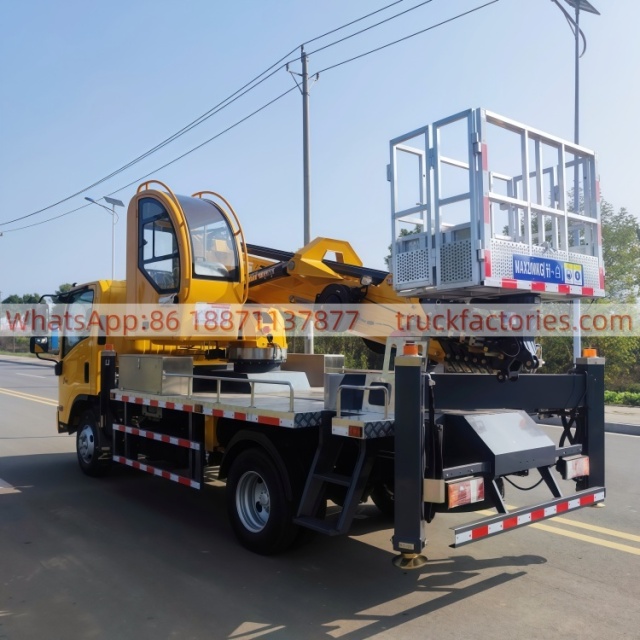 高空作业卡车\01 出口车型\五十铃28米