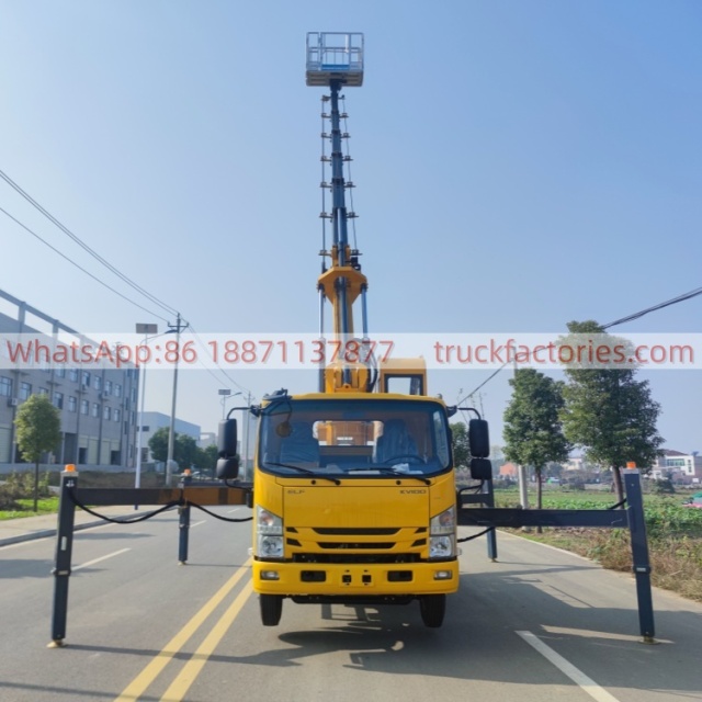 高空作业卡车\01 出口车型\五十铃28米