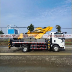 IS UZU high-altitude lifting platform operation truck, truck with lifting platform, aerial lifting platform truck