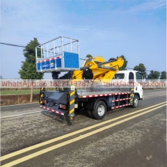 IS UZU high-altitude lifting platform operation truck, truck with lifting platform, aerial lifting platform truck