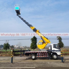IS UZU high-altitude lifting platform operation truck, truck with lifting platform, aerial lifting platform truck