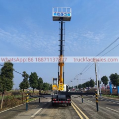 IS UZU high-altitude lifting platform operation truck, truck with lifting platform, aerial lifting platform truck