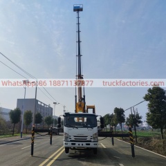 IS UZU high-altitude lifting platform operation truck, truck with lifting platform, aerial lifting platform truck
