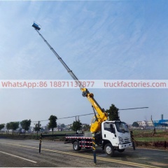 IS UZU high-altitude lifting platform operation truck, truck with lifting platform, aerial lifting platform truck