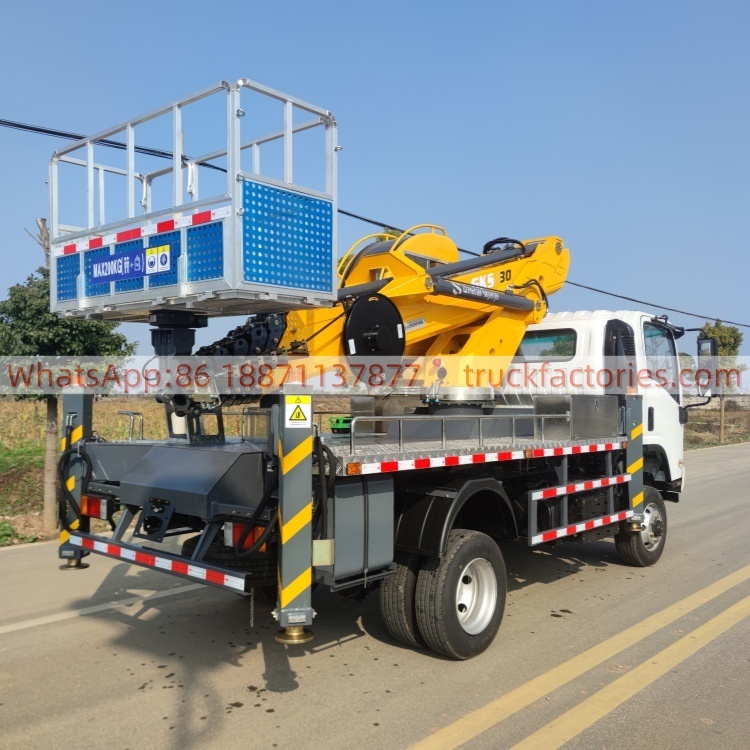高空作业卡车\01 出口车型\五十铃四驱