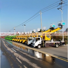 高空作业卡车\01 出口车型\批量发车图片