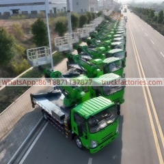 高空作业卡车\01 出口车型\批量发车图片