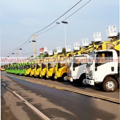 高空作业卡车\01 出口车型\批量发车图片