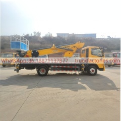 高空作业卡车\01 出口车型\东风22米双变幅