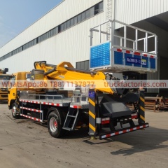 高空作业卡车\01 出口车型\东风22米双变幅