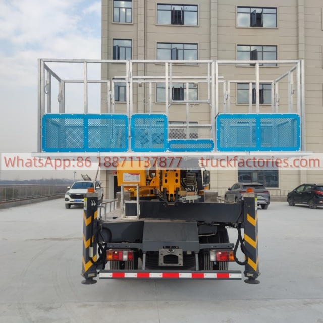 高空作业卡车\01 出口车型\五十铃28米大吊篮