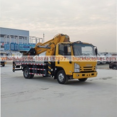 高空作业卡车\01 出口车型\五十铃28米大吊篮