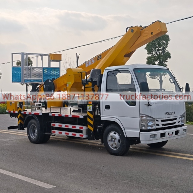 高空作业卡车\01 出口车型\五十铃23米