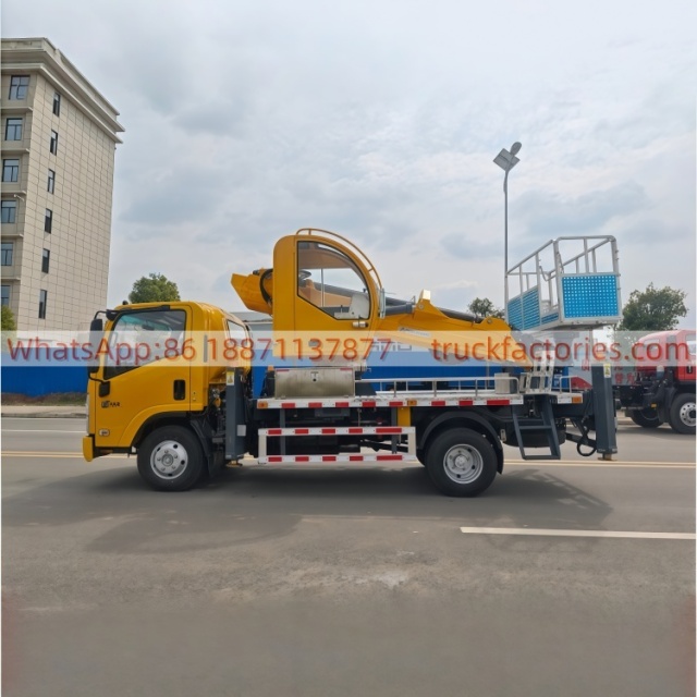 高空作业卡车\01 出口车型\28米出口展览