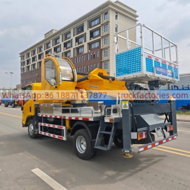 高空作业卡车\01 出口车型\28米出口展览