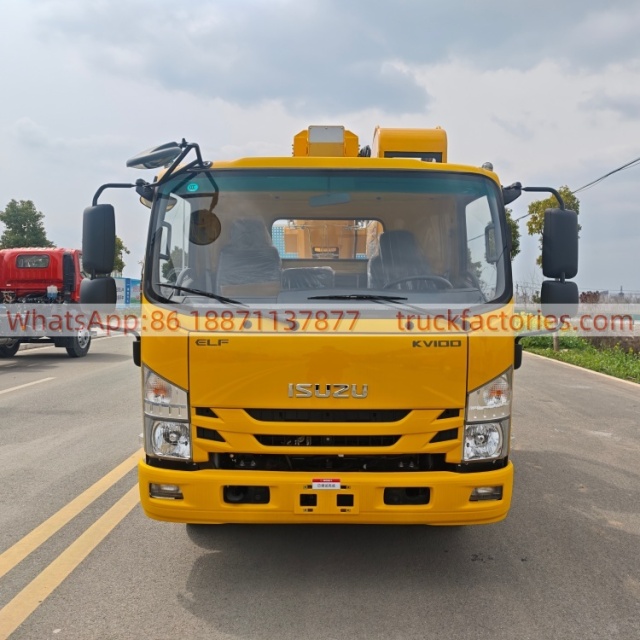 高空作业卡车\01 出口车型\28米出口展览