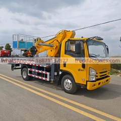 高空作业卡车\01 出口车型\28米出口展览