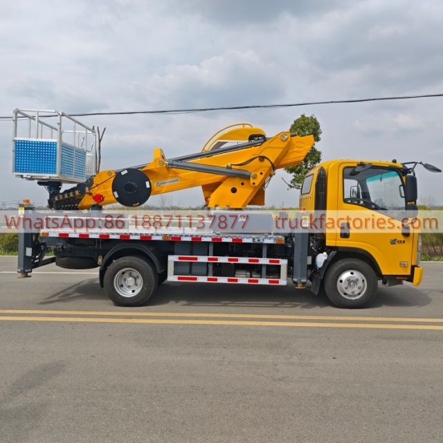 高空作业卡车\01 出口车型\28米出口展览