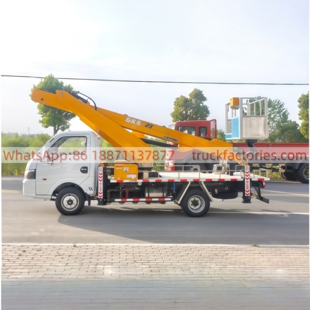 高空作业卡车\01 出口车型\东风途逸23米纯电动