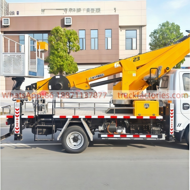 高空作业卡车\01 出口车型\东风途逸23米纯电动