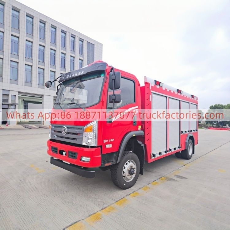 Dongfeng Foam Fire Truck 100L/s High Flow Special for Petrochemical Industry special fire-fighting vehicle for factory areas
