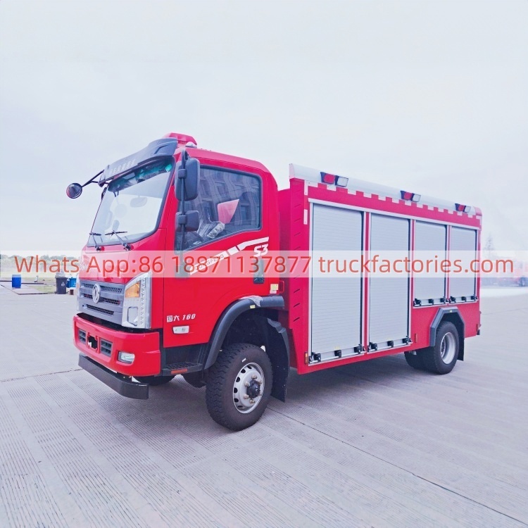 Dongfeng Foam Fire Truck 100L/s High Flow Special for Petrochemical Industry special fire-fighting vehicle for factory areas