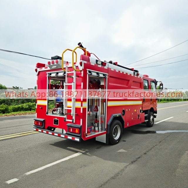 消防卡车\ABC5110GXFSG50-EQ4  5方四驱水罐消防车6