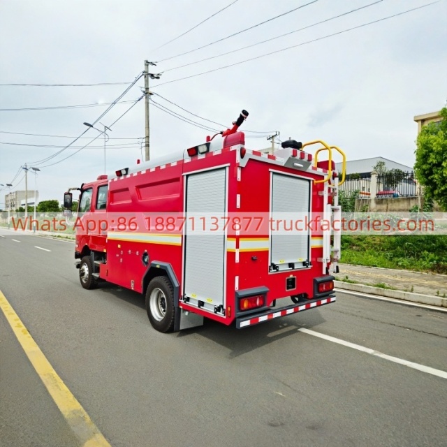 消防卡车\ABC5110GXFSG50-EQ4  5方四驱水罐消防车6