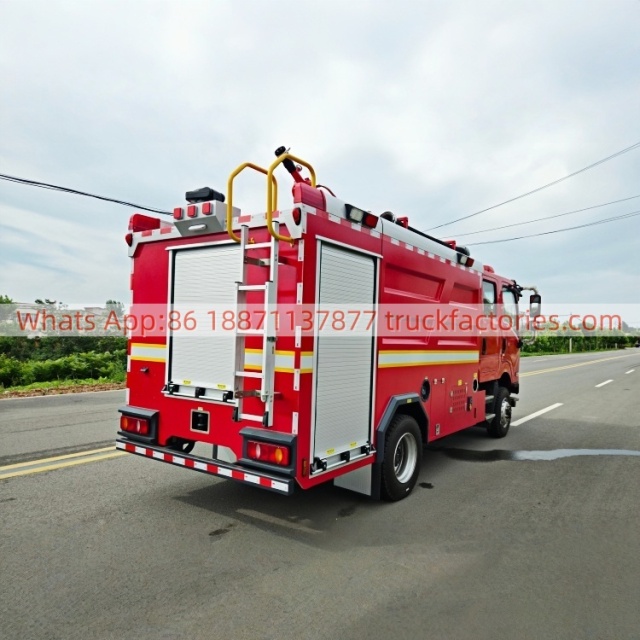 消防卡车\ABC5110GXFSG50-EQ4  5方四驱水罐消防车6