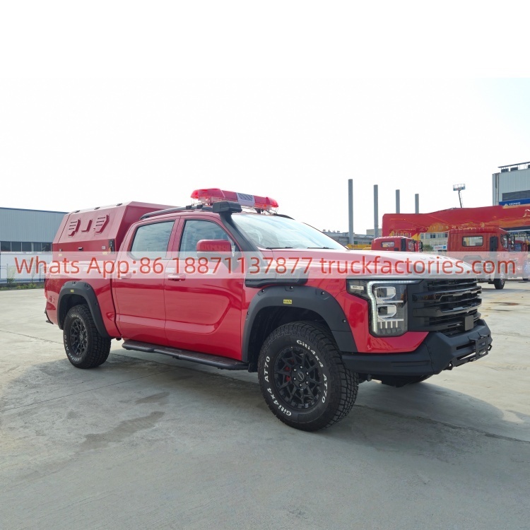 4WD fire rescue and emergency vehicle, fire rescue vehicle, fire equipment truck fire truck
