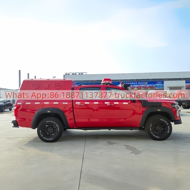 4WD fire rescue and emergency vehicle, fire rescue vehicle, fire equipment truck fire truck