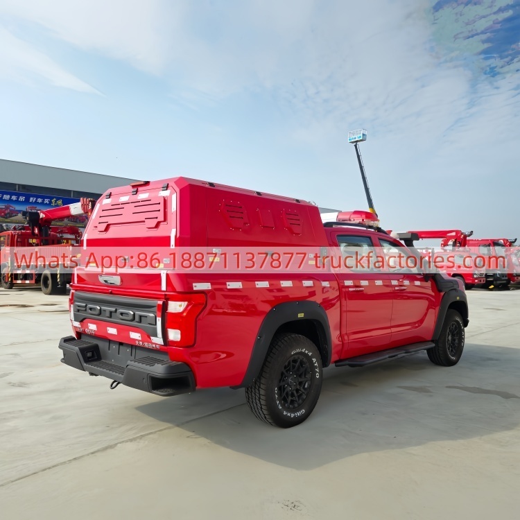 4WD fire rescue and emergency vehicle, fire rescue vehicle, fire equipment truck fire truck