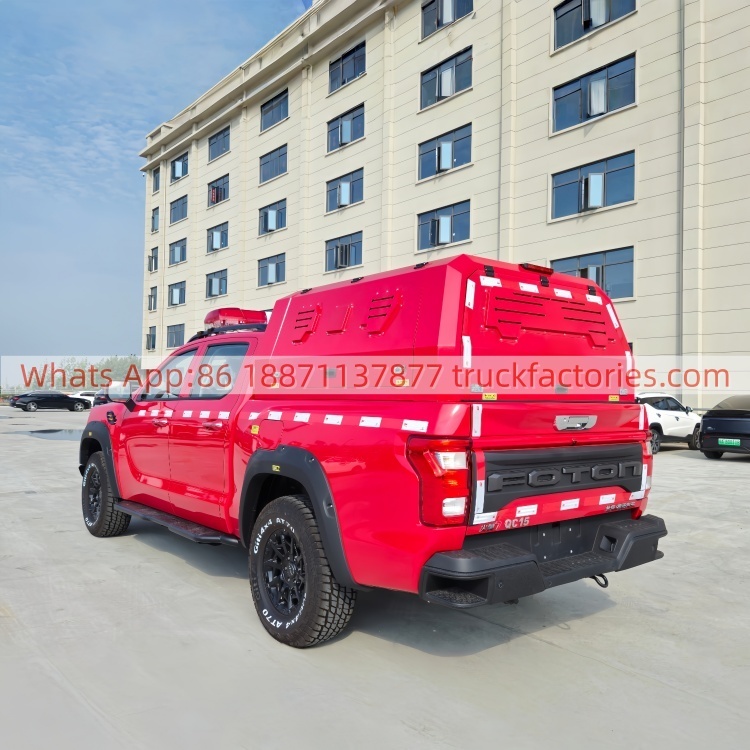 4WD fire rescue and emergency vehicle, fire rescue vehicle, fire equipment truck fire truck