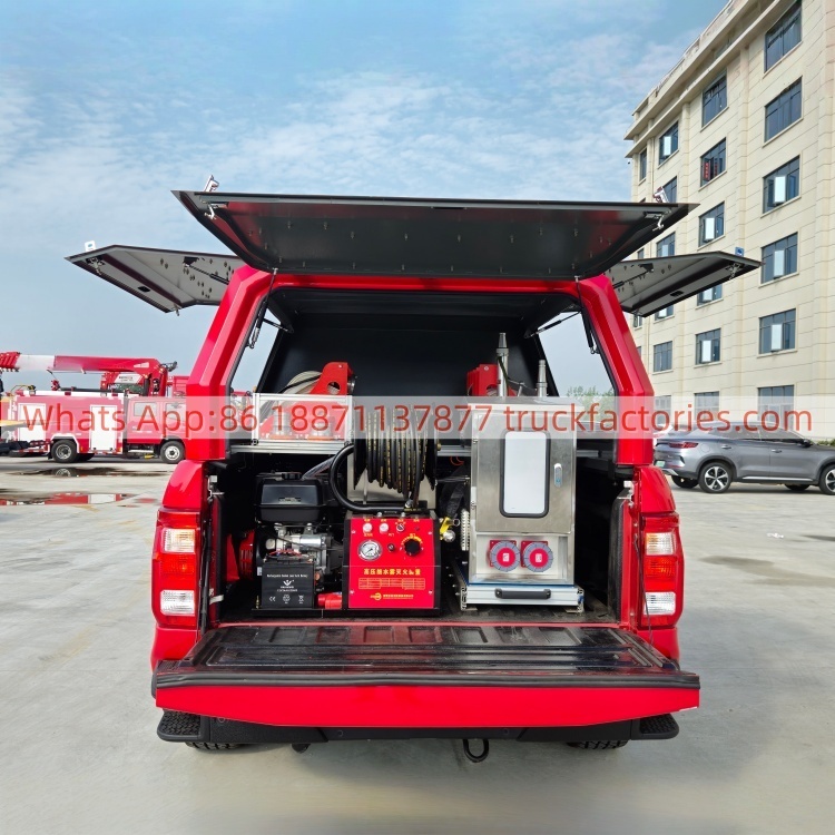 4WD fire rescue and emergency vehicle, fire rescue vehicle, fire equipment truck fire truck