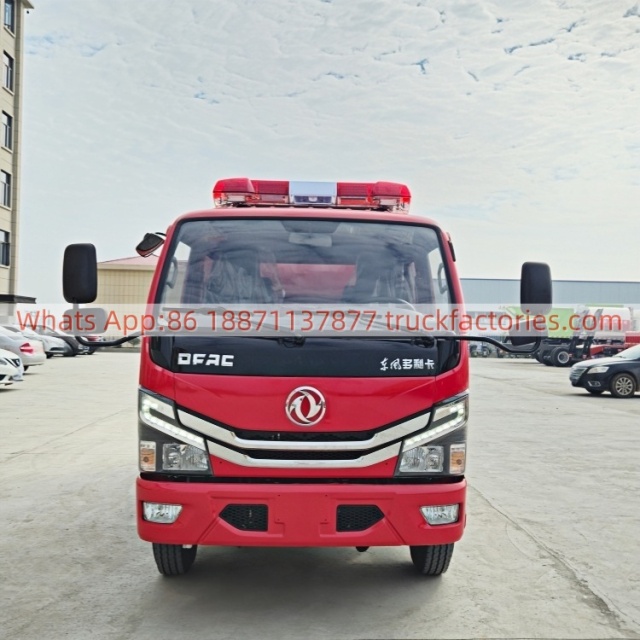 消防卡车\东风多利卡2.55方水罐消防车