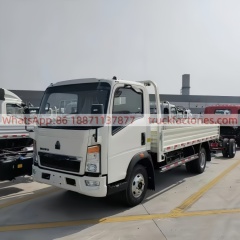 仓栏载货\4x2 HOWO轻卡 5t右驾 载货