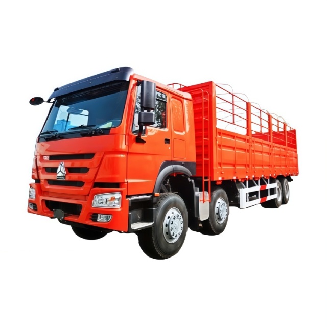 仓栏载货\8x4 400hp 右驾 仓栏载货 (亮红)