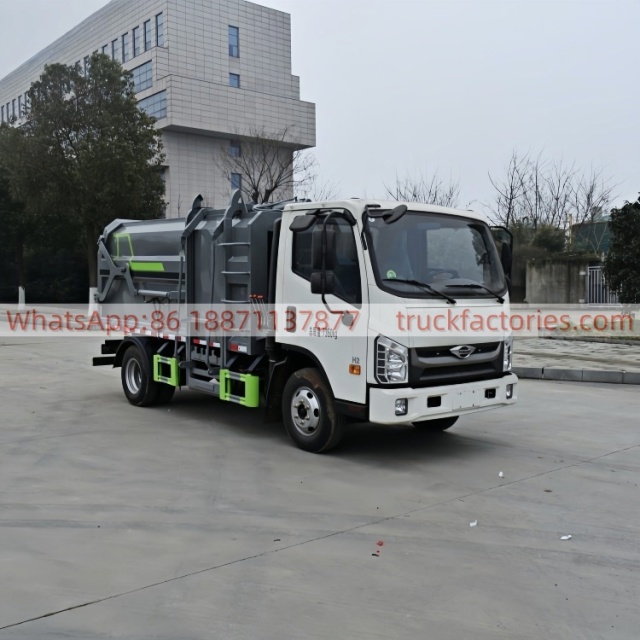 洒水卡车\10. CLT5070ZZZZBJ6自装卸式垃圾车