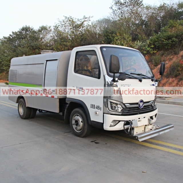 Foton Pure Electric Road Maintenance Vehicle 4495kg New Energy Road Washing Truck Zero Emissions Low Noise