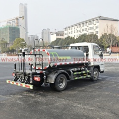 Foton 1.89 cubic meter small sprinkler truck with front flushing, rear sprinkling and high-pressure water cannon