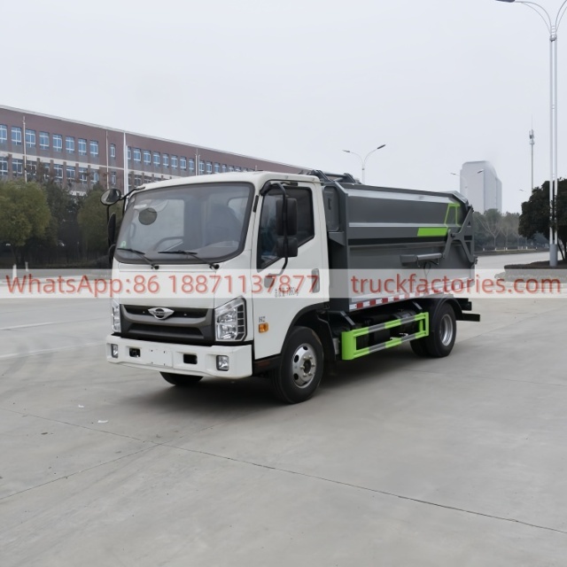 洒水卡车\10. CLT5070ZZZZBJ6自装卸式垃圾车