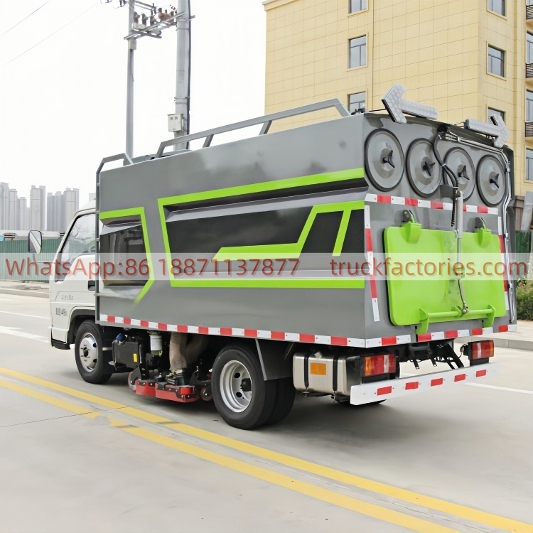 Foton dust suction truck high-efficiency dust suction and cleaning operation vehicle small road sweeper