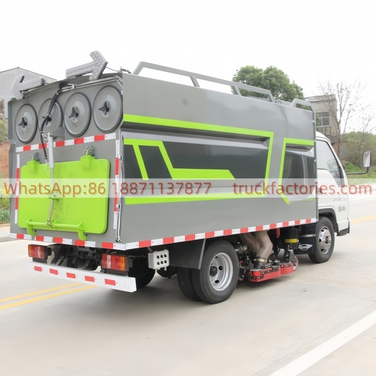 Foton dust suction truck high-efficiency dust suction and cleaning operation vehicle small road sweeper