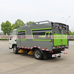 Foton integrated washing and sweeping sanitation sweeper Quanchai-powered small road sweeper