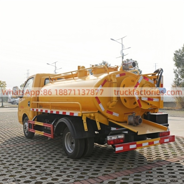 吸粪卡车\4. CLT5040GQWEQ6清洗吸污车