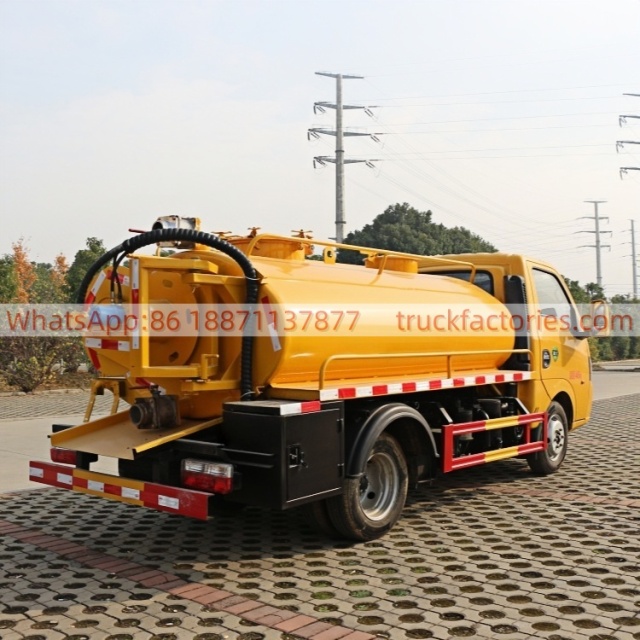吸粪卡车\4. CLT5040GQWEQ6清洗吸污车