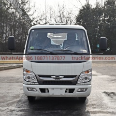 Foton 1.89 cubic meter small sprinkler truck with front flushing, rear sprinkling and high-pressure water cannon